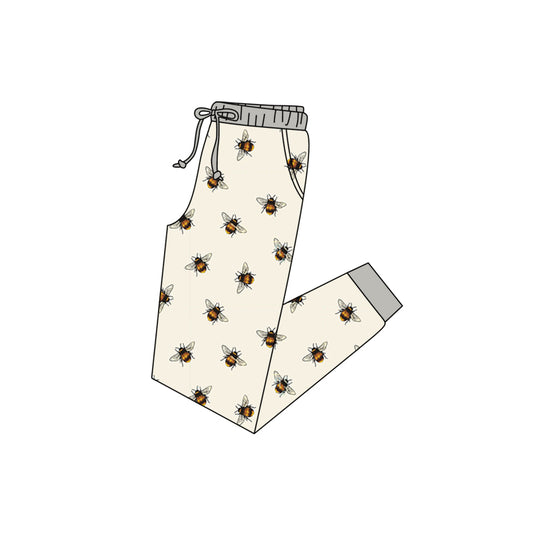 custom style cute bee adult pants moq 3