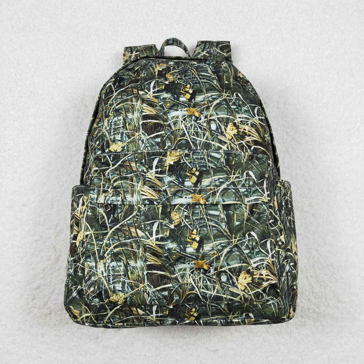 BA0139 Straw leaf camo kids bag