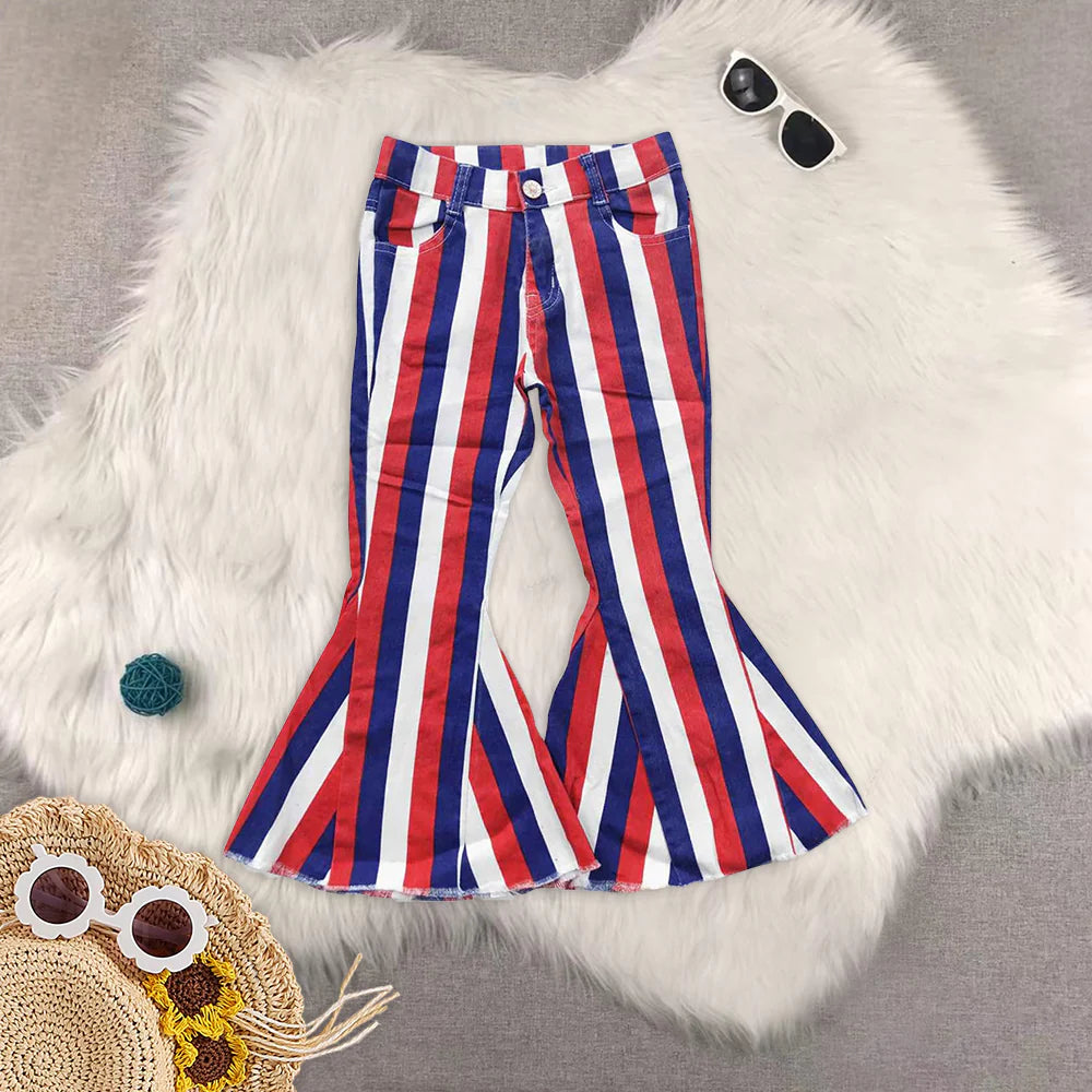Western star striped girls jeans RTS Sibling Clothes