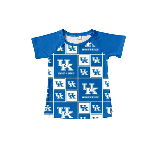 Custom S 8.15 Blue short sleeve boys top