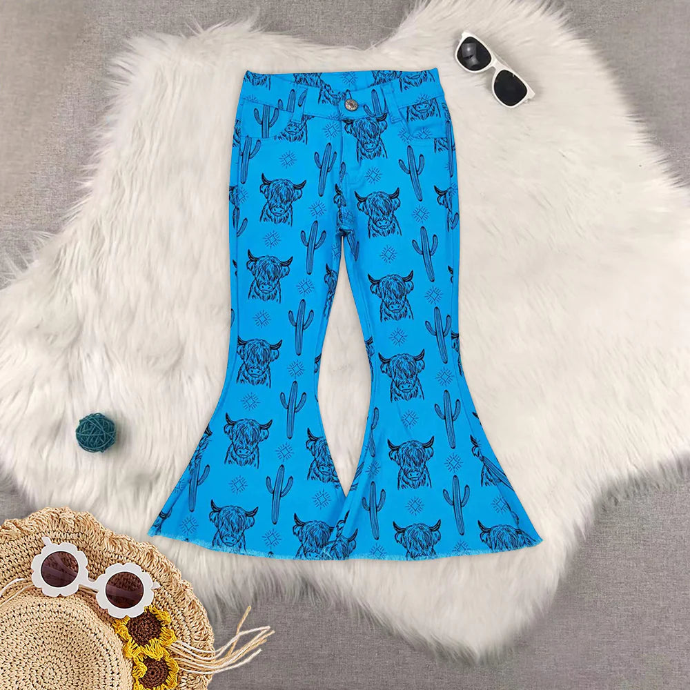 Western cowgirl girls jeans RTS Sibling Clothes