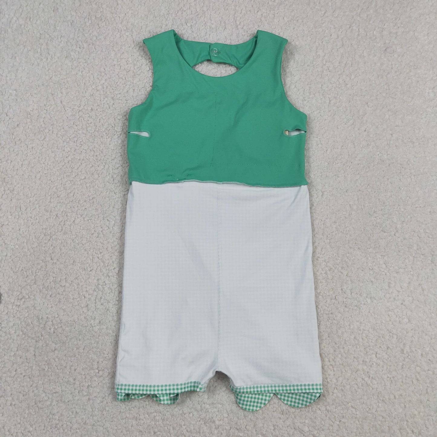 GSD3029 Yoga Green Sleeveless Girls Dress