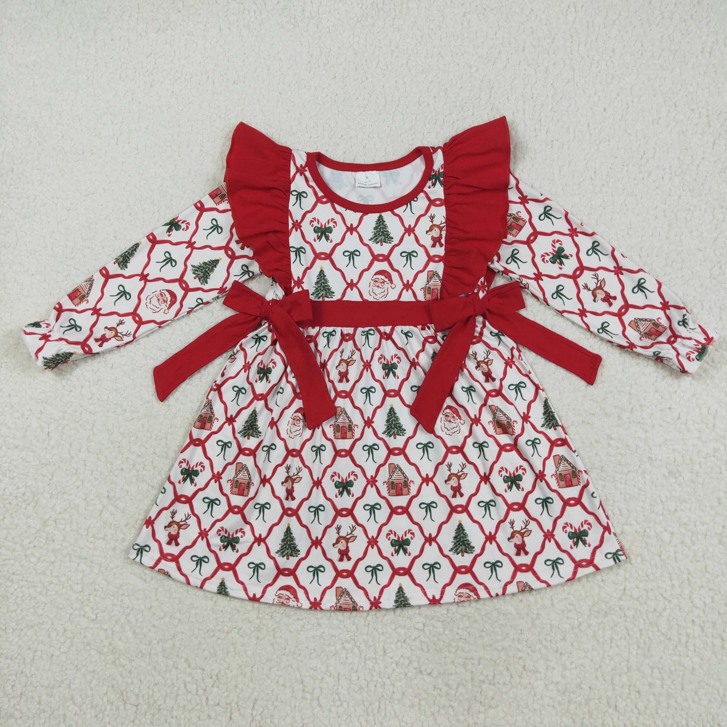 Christmas house tree red Sibling Clothes RTS sibling clothes