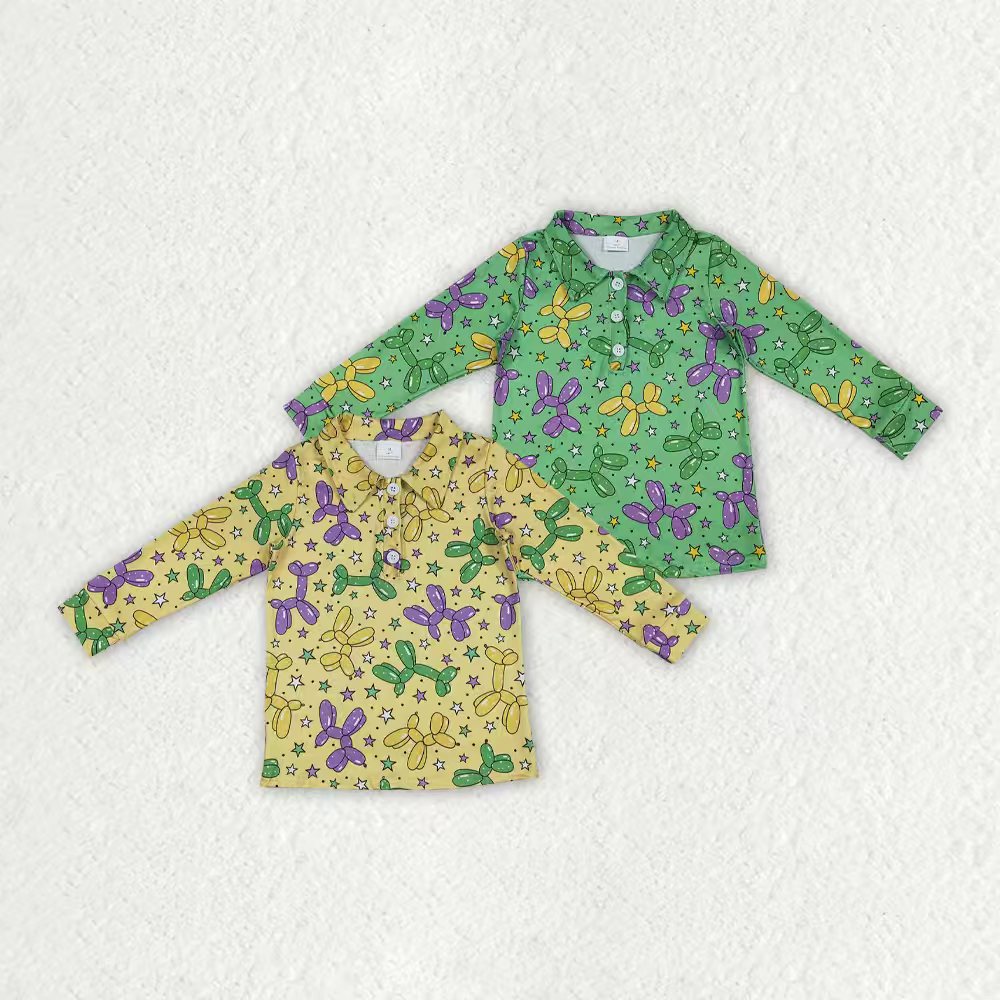 Mardi Gras Boys Top RTS Sibling Clothes