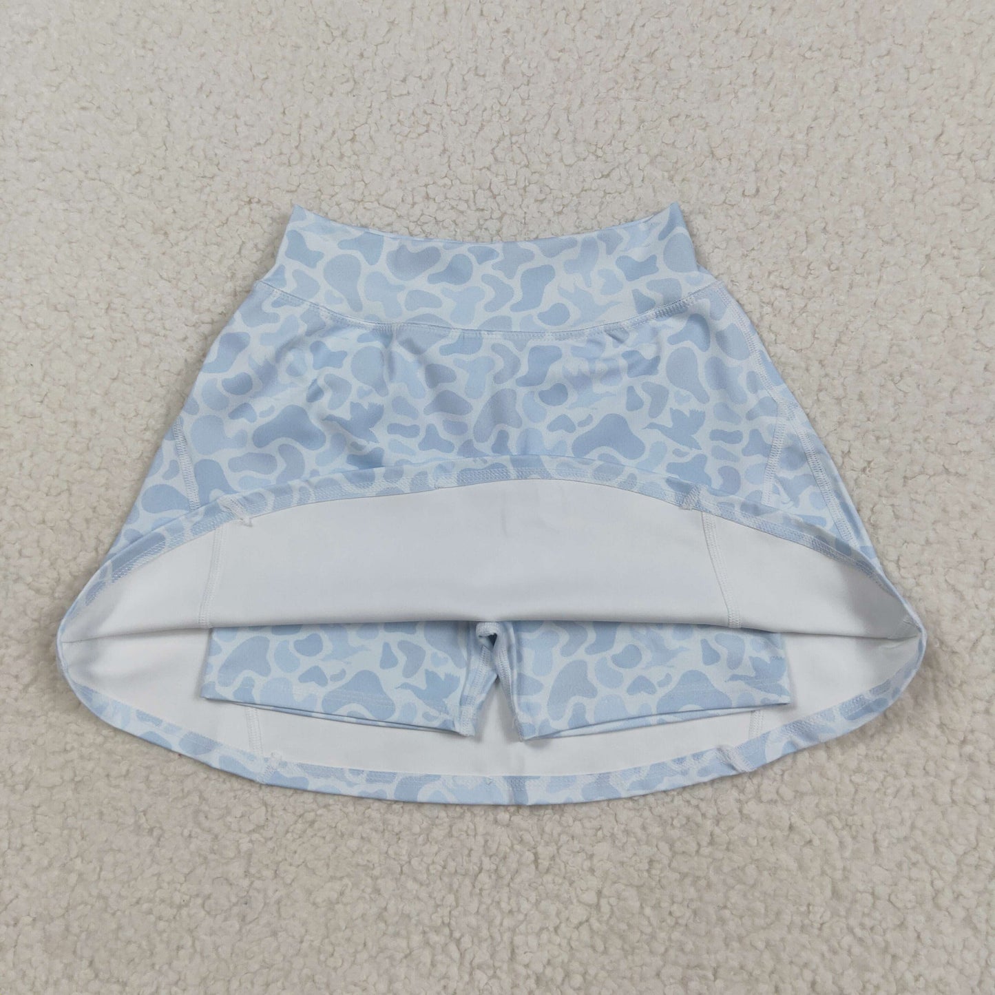 GLK0129 yoga hunting camo girls skirt skorts
