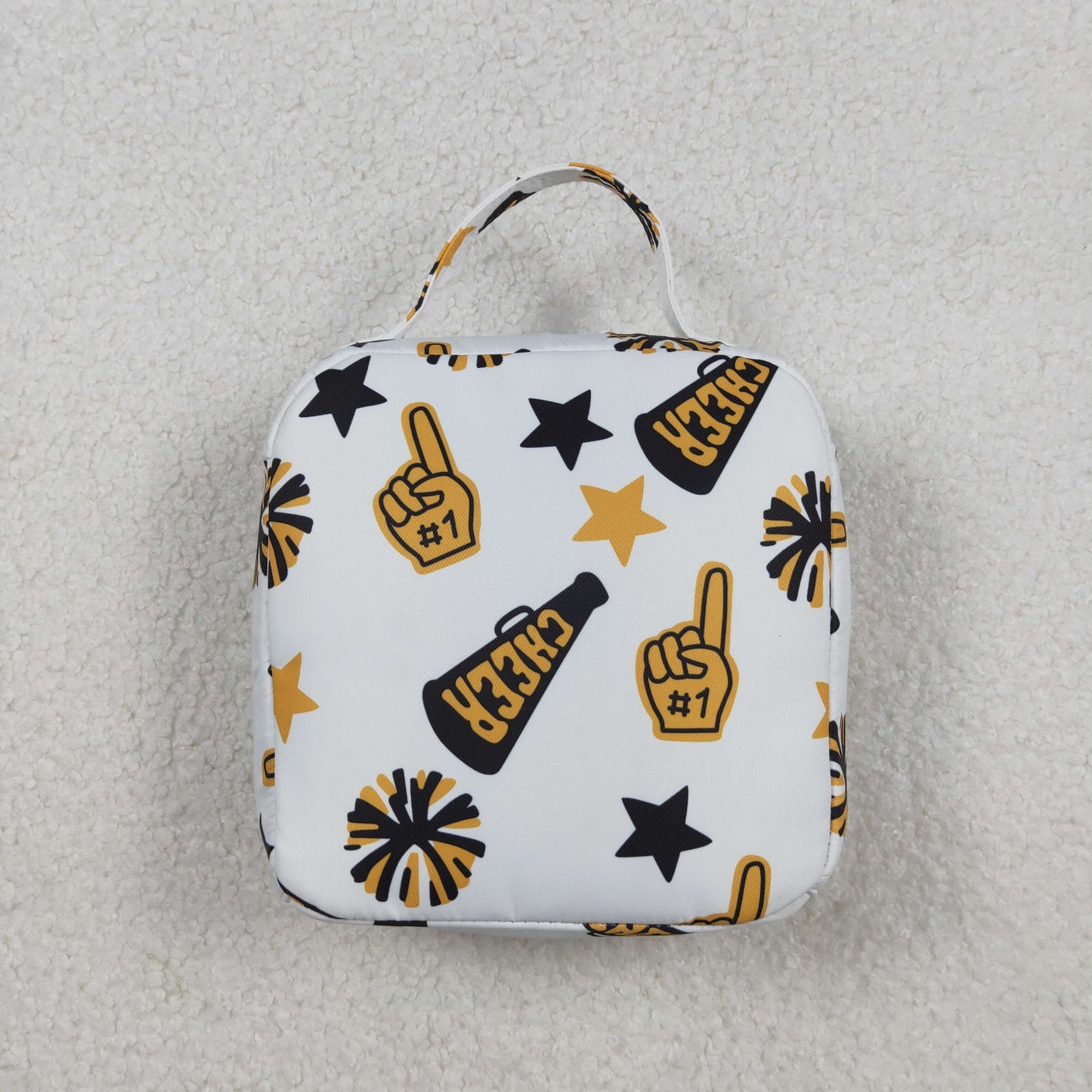 BA0362 cheer star golden black lunchbox lunch bag