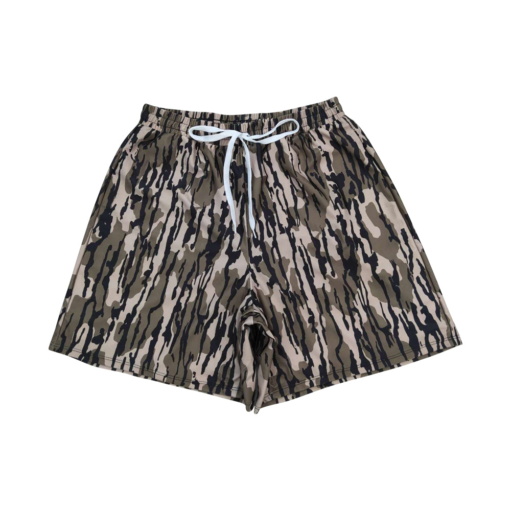 S0324 dark camo shorts adult swimming trunk