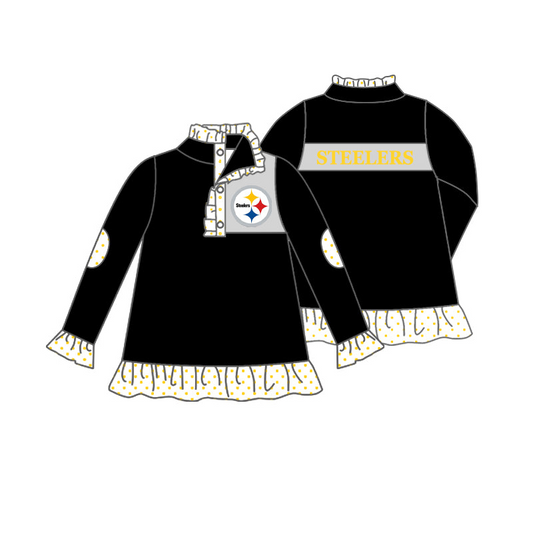 custom S 8.24 Black kids pullover