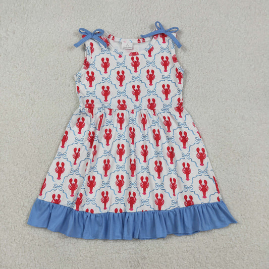 GSD3389 Crayfish Sleeveless Girls Dress