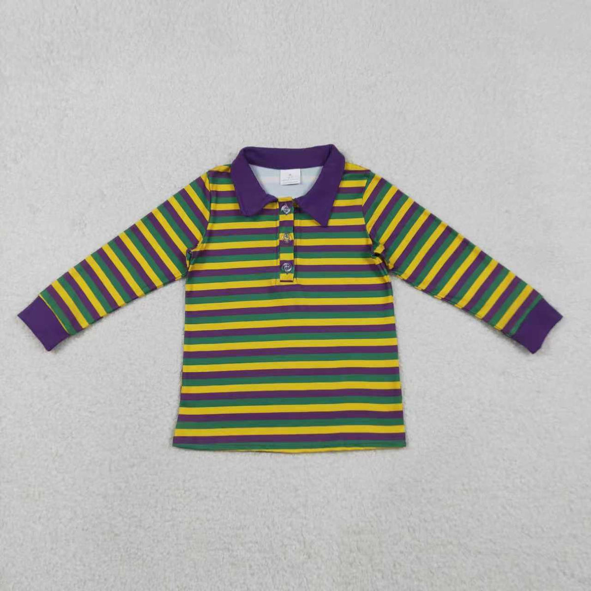 Mardi Gras Striped Style Sibling Clothes RTS