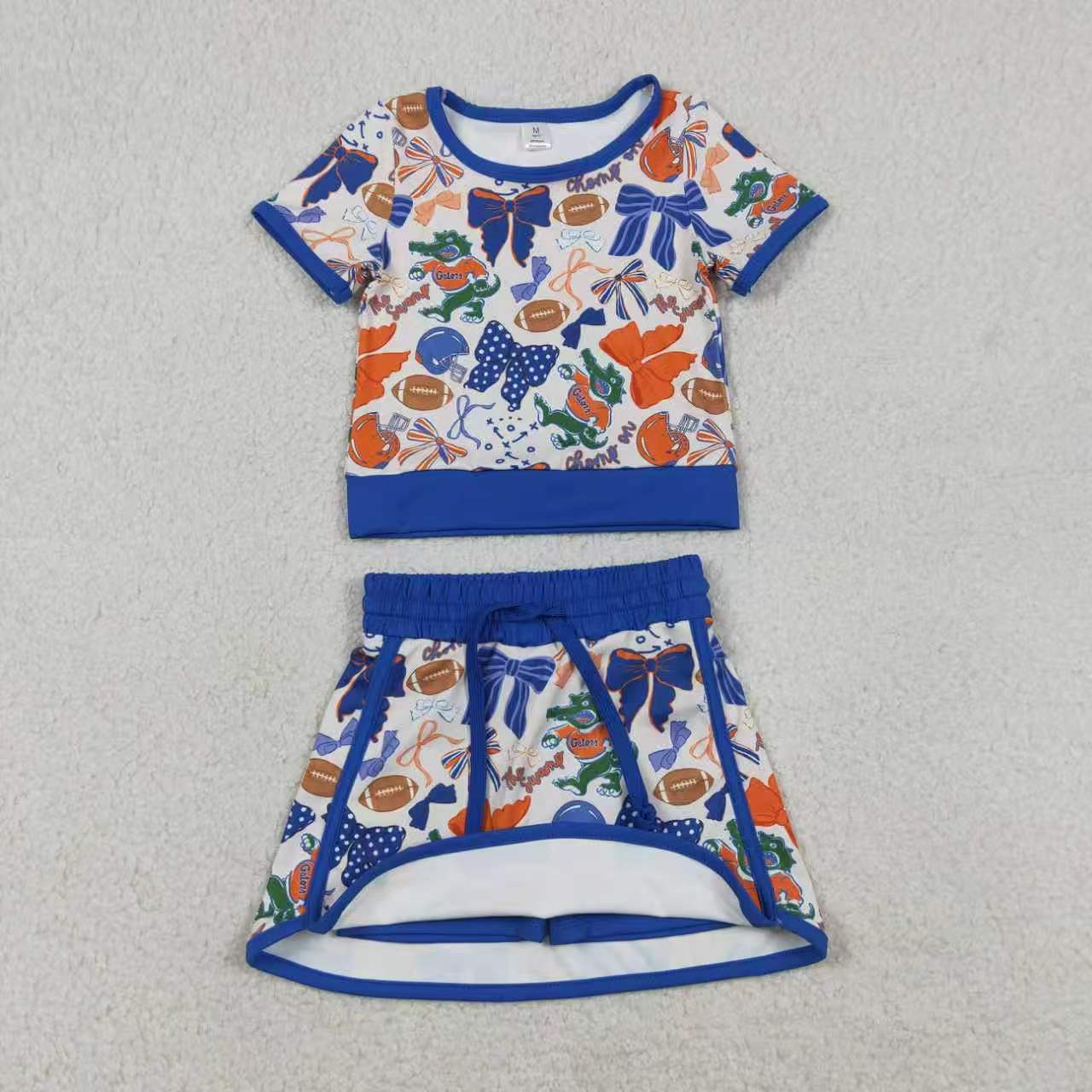 Yoga Item Bows Skorts Girls Set Sibling Clothes RTS