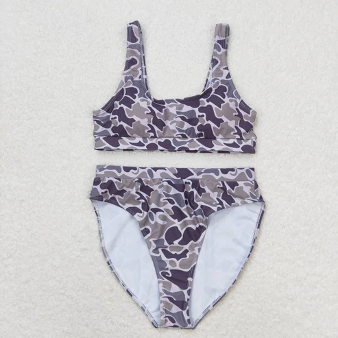 grey camo swimsuits RTS sibling clothes