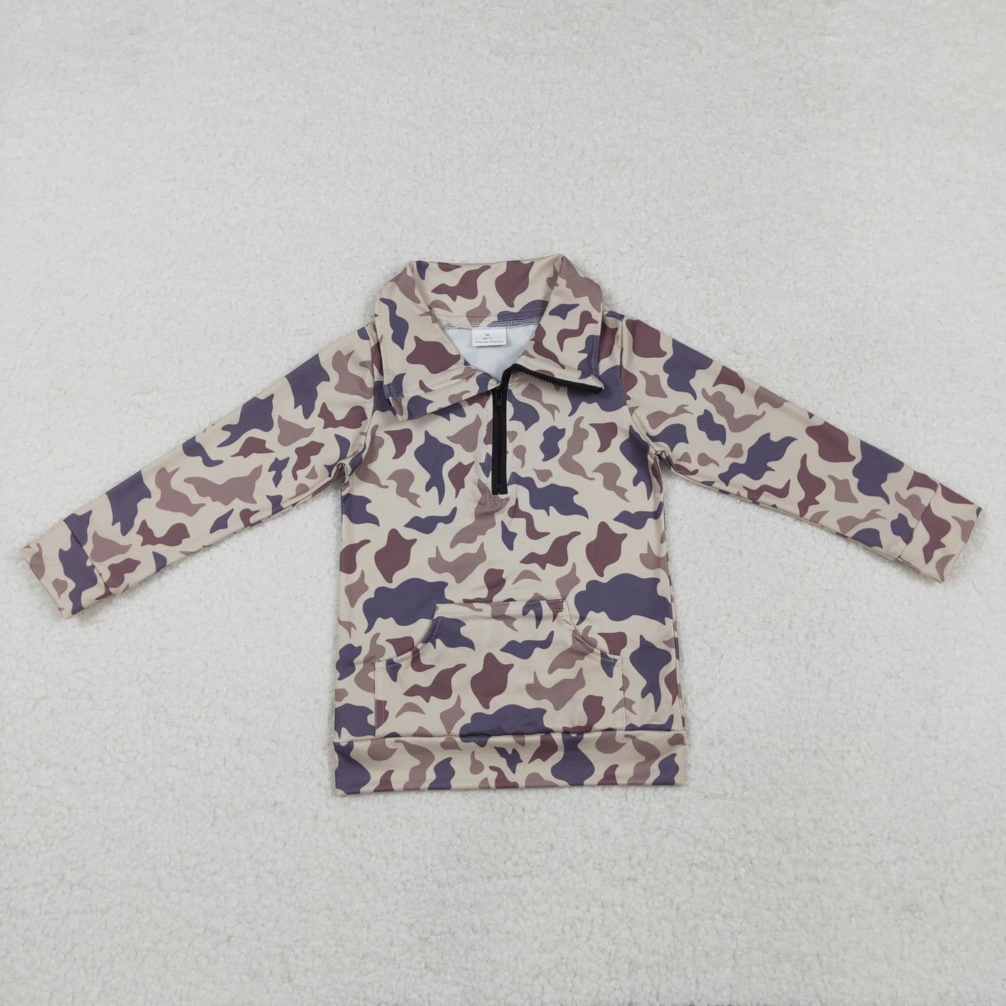 mama and me camo pullover RTS sibling clothes