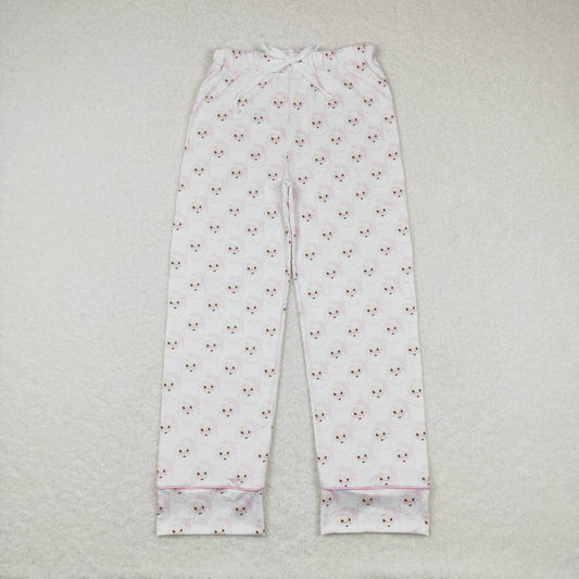 P0269 Adult Christmas Santa Claus pink pants
