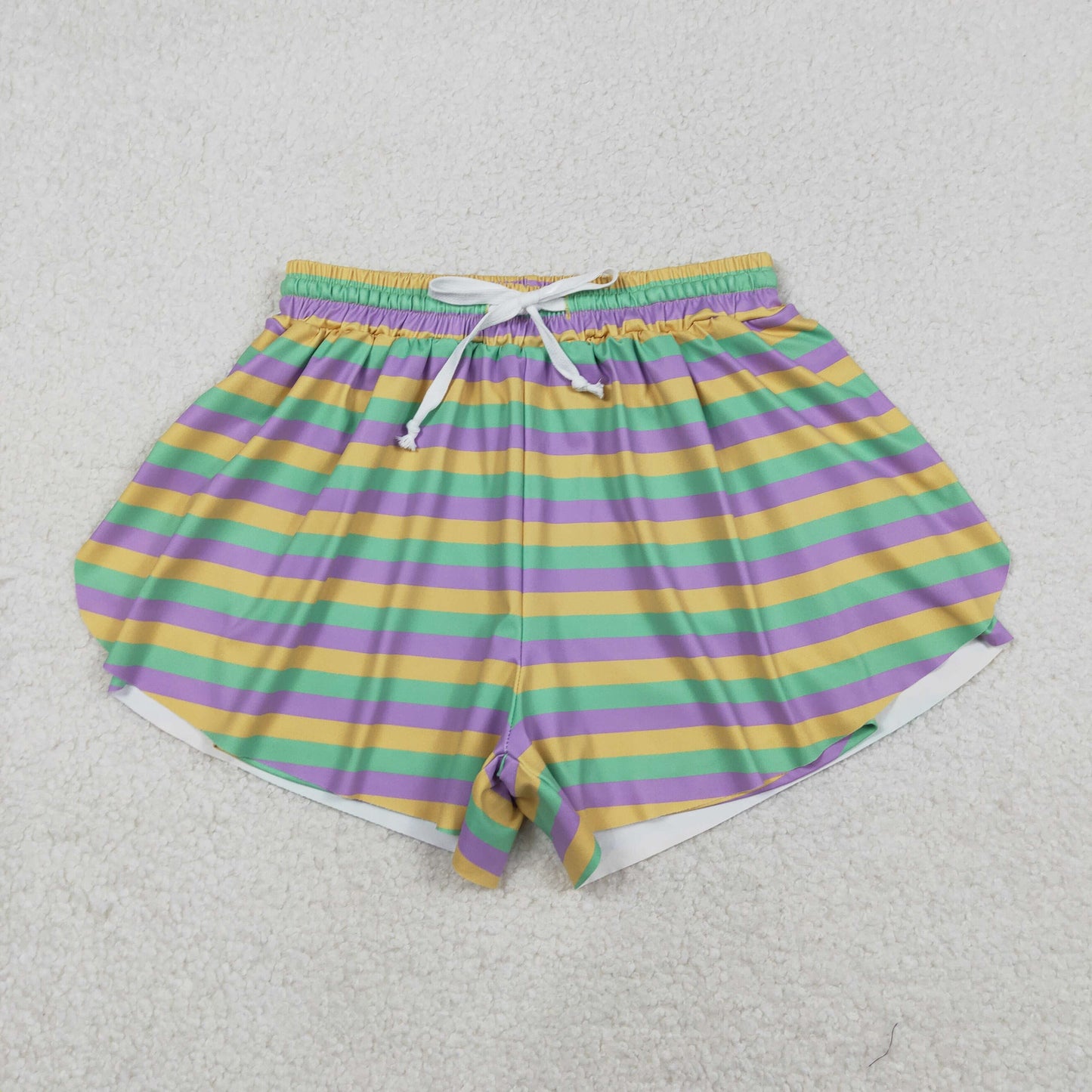 SS0706 yoga Mardi Gras adult women shorts
