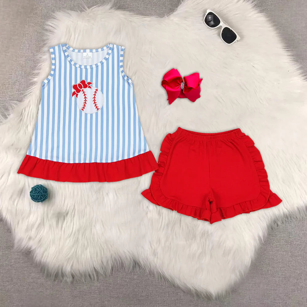 Embroidery baseball RTS Sibling Clothes
