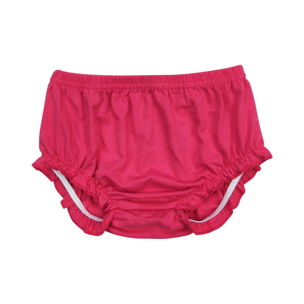 SS0248 hot pink girls baby bummies