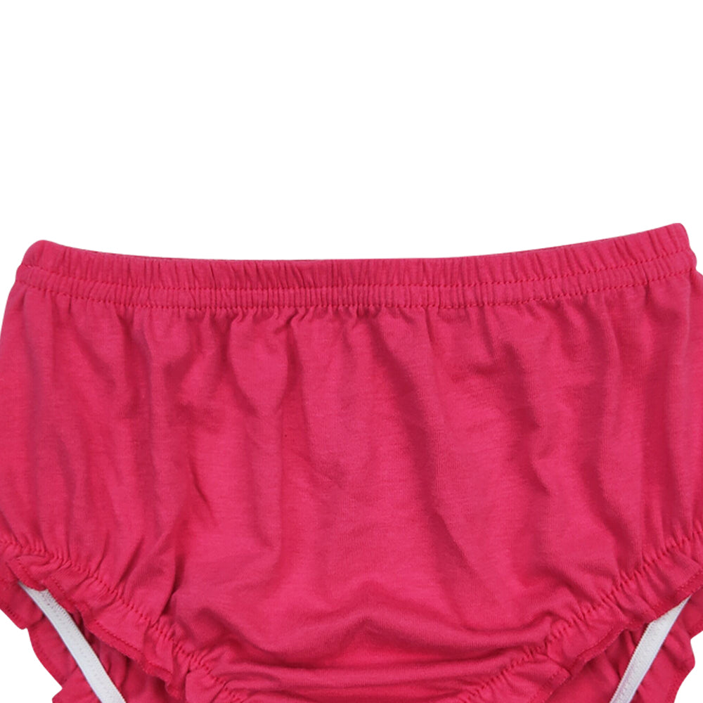 SS0248 hot pink girls baby bummies