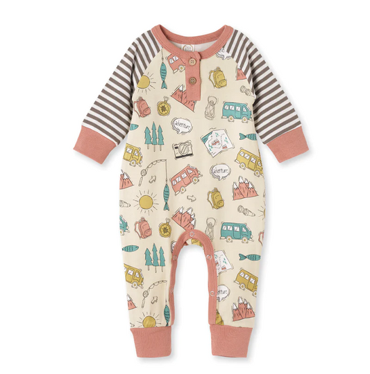 custom S 9.15 Adventure long sleeve kids romper