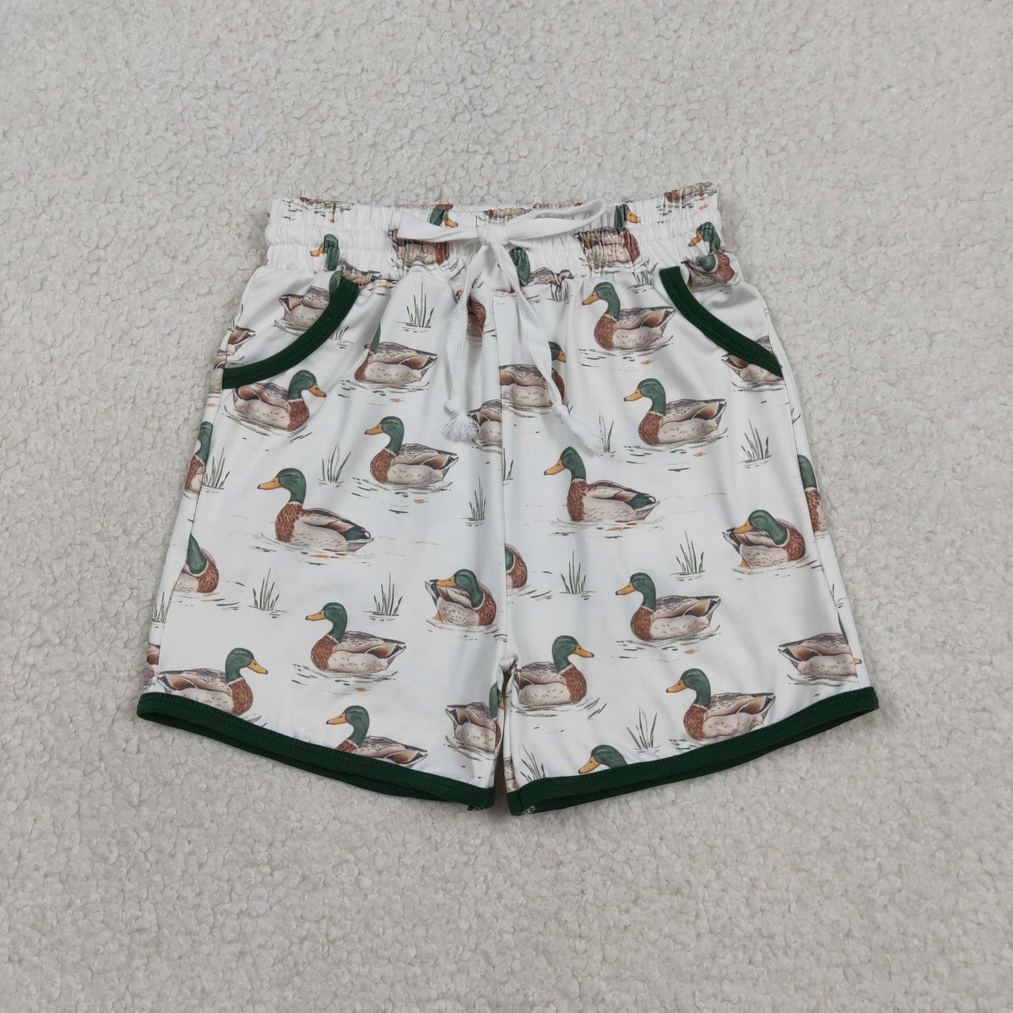 SS0677 huntig mallard duck boys shorts