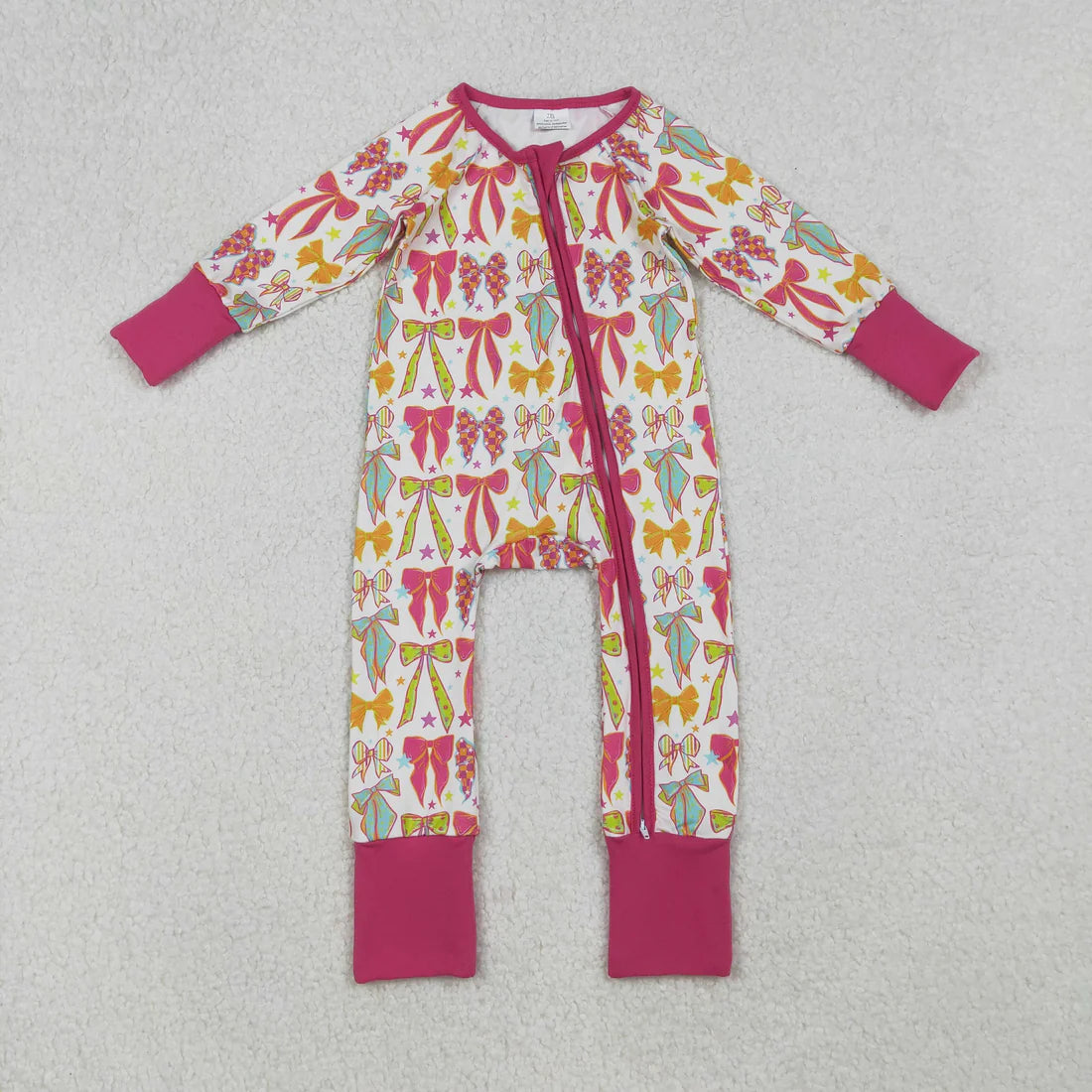 colorful bows hot pink RTS Sibling Clothes
