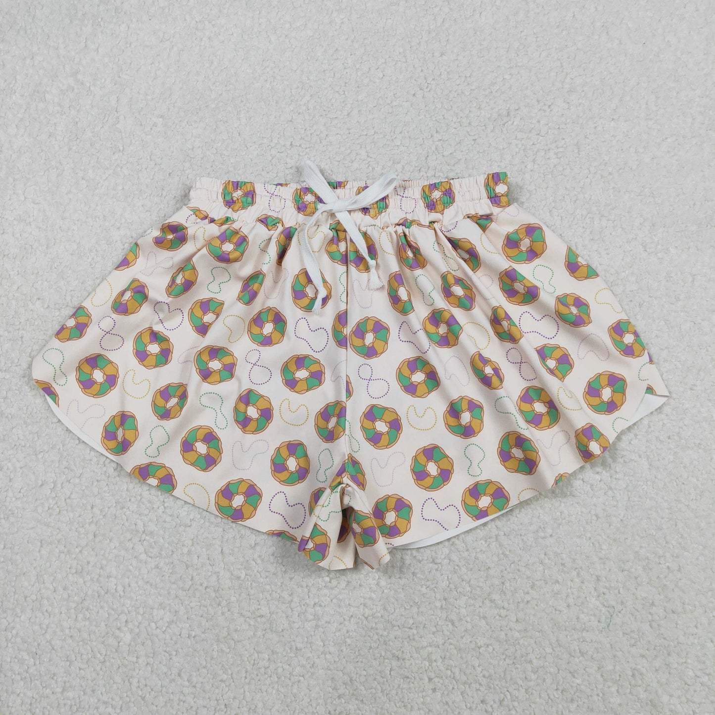 SS0680 yoga Mardi Gras adult women shorts