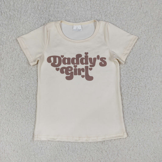 GT1567 Daddy's Girl Short Sleeve Girls Top