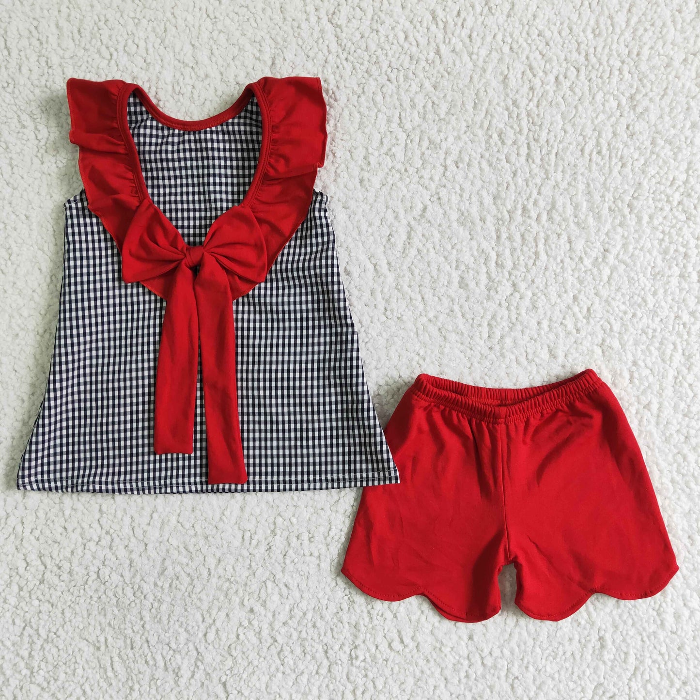 A15-5 4th Of July Baby Girls Embroidery Set