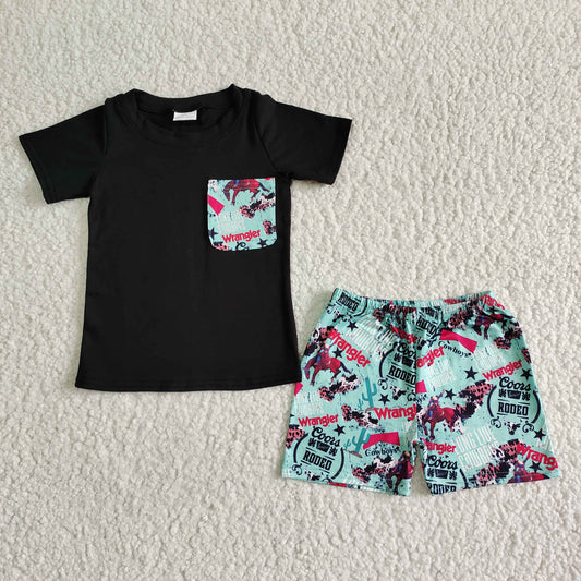 Bsso0013 Western Boys Summer Outfits