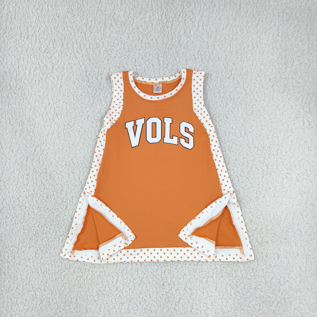 GSD4292 Yoga Vols Orange Sleeveless Girls Dress