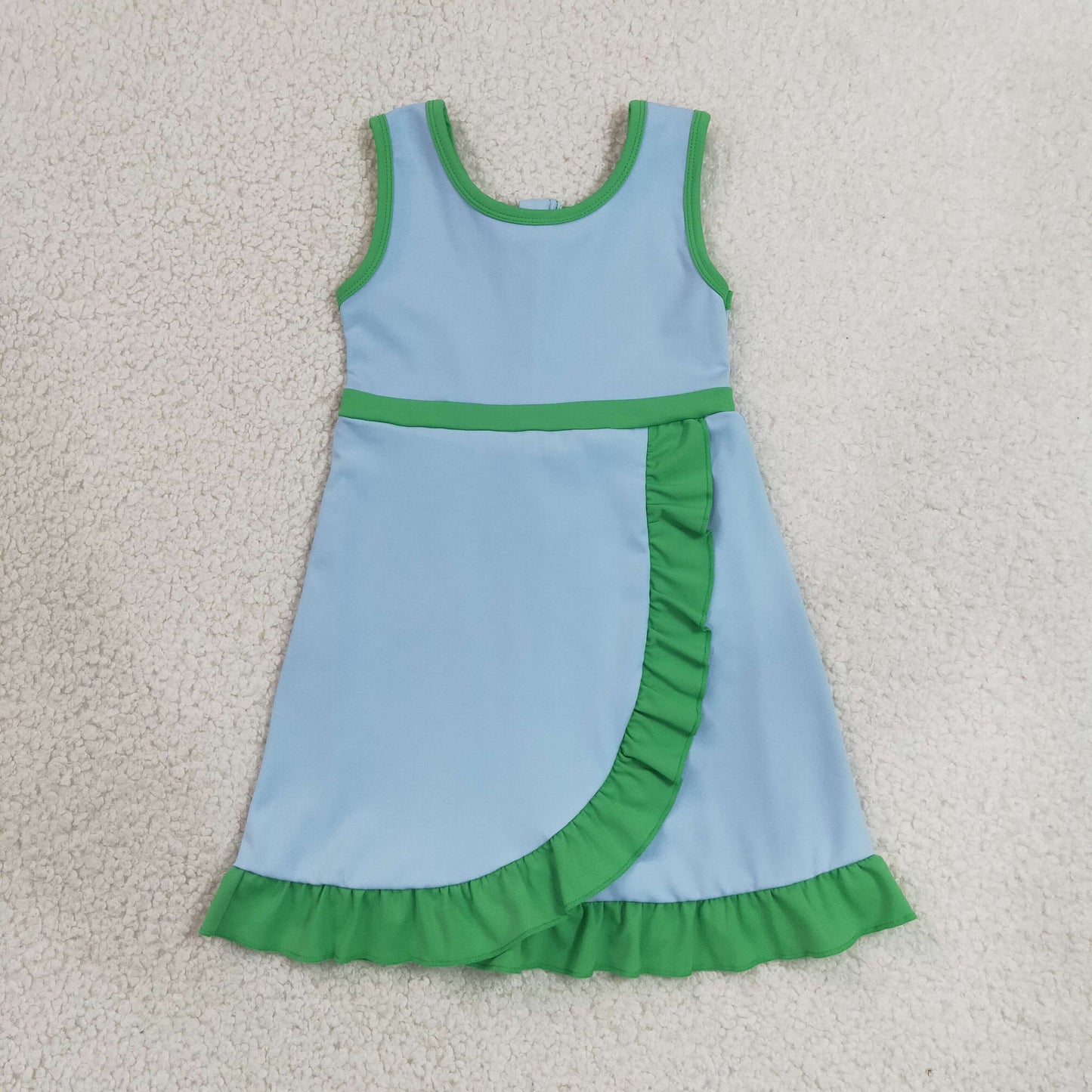 GSD4136 Yoga Blue Skorts Girls Dress