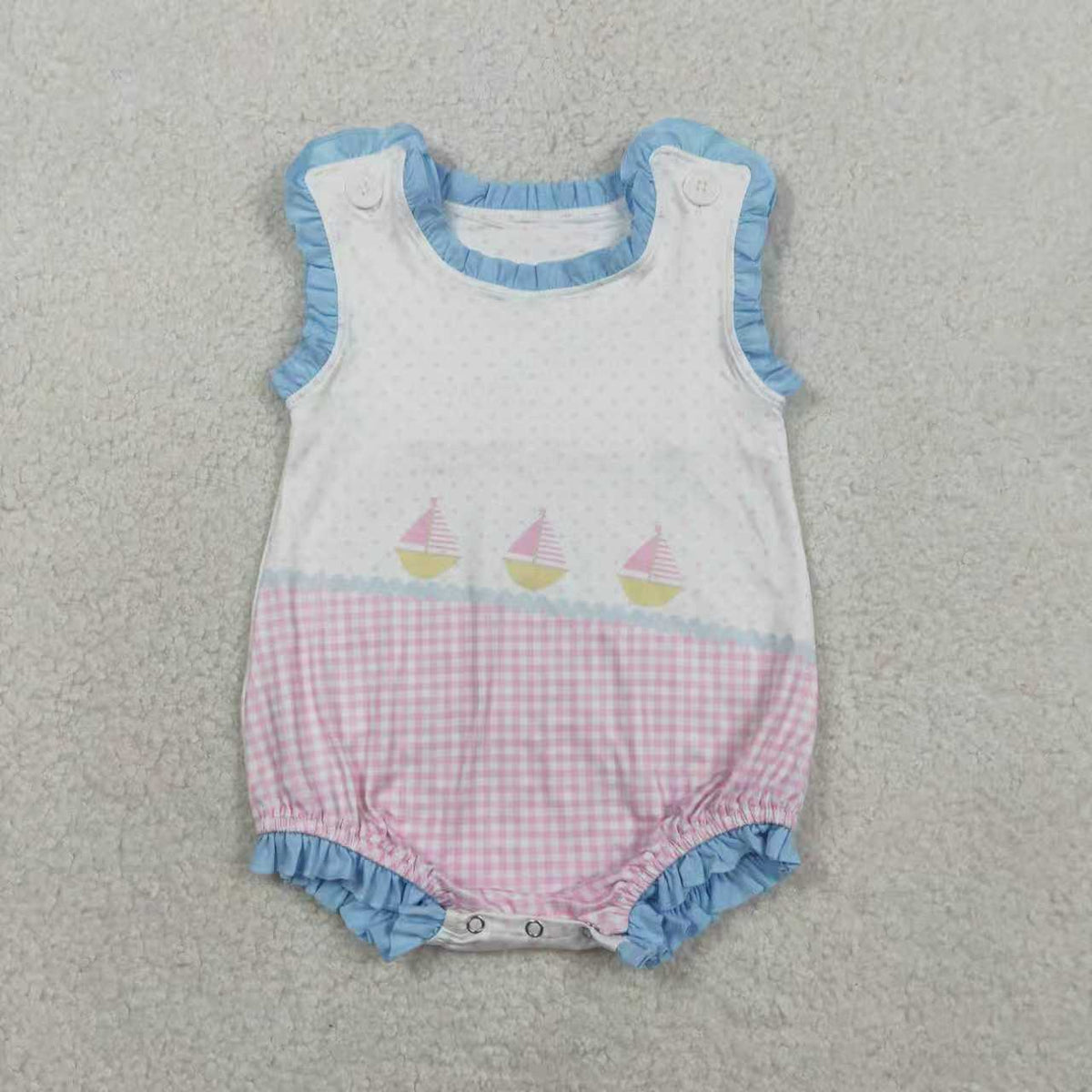 Sailboat Style Boys/Girls Romper