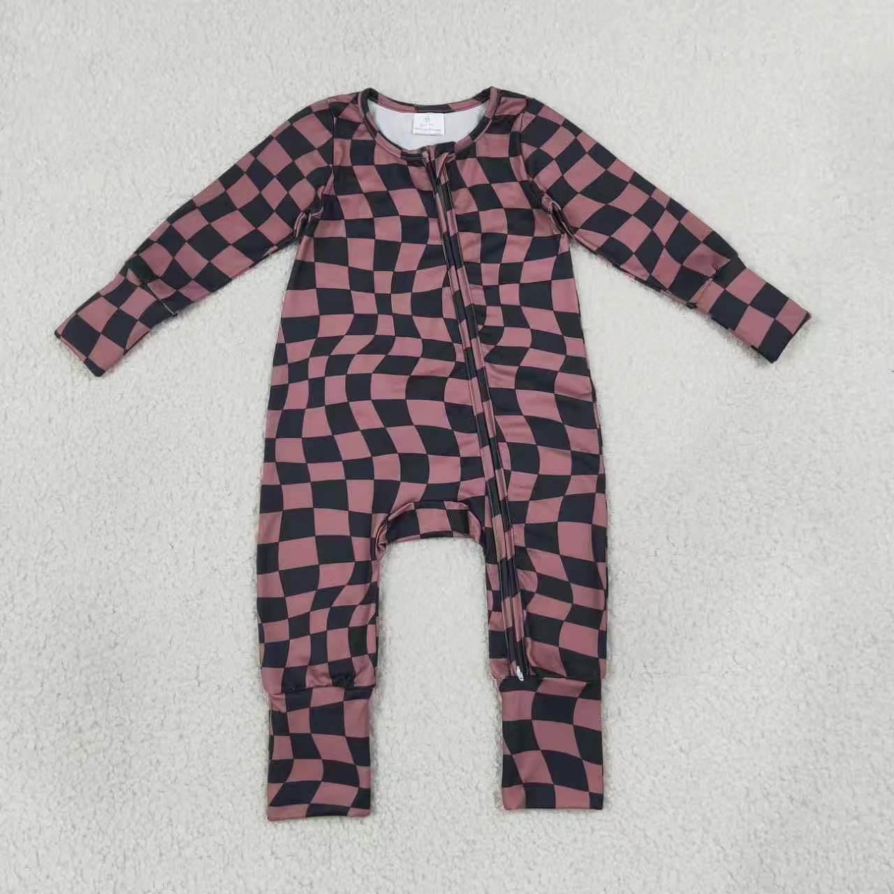 Checkered Boys Set/Romper RTS Sibling Clothes