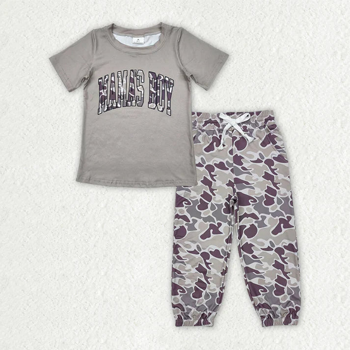 camo mama's boy boys set RTS sibling clothes