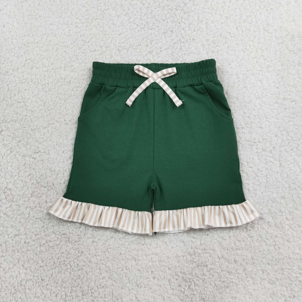 SS0998 Dark Green Girls Shorts