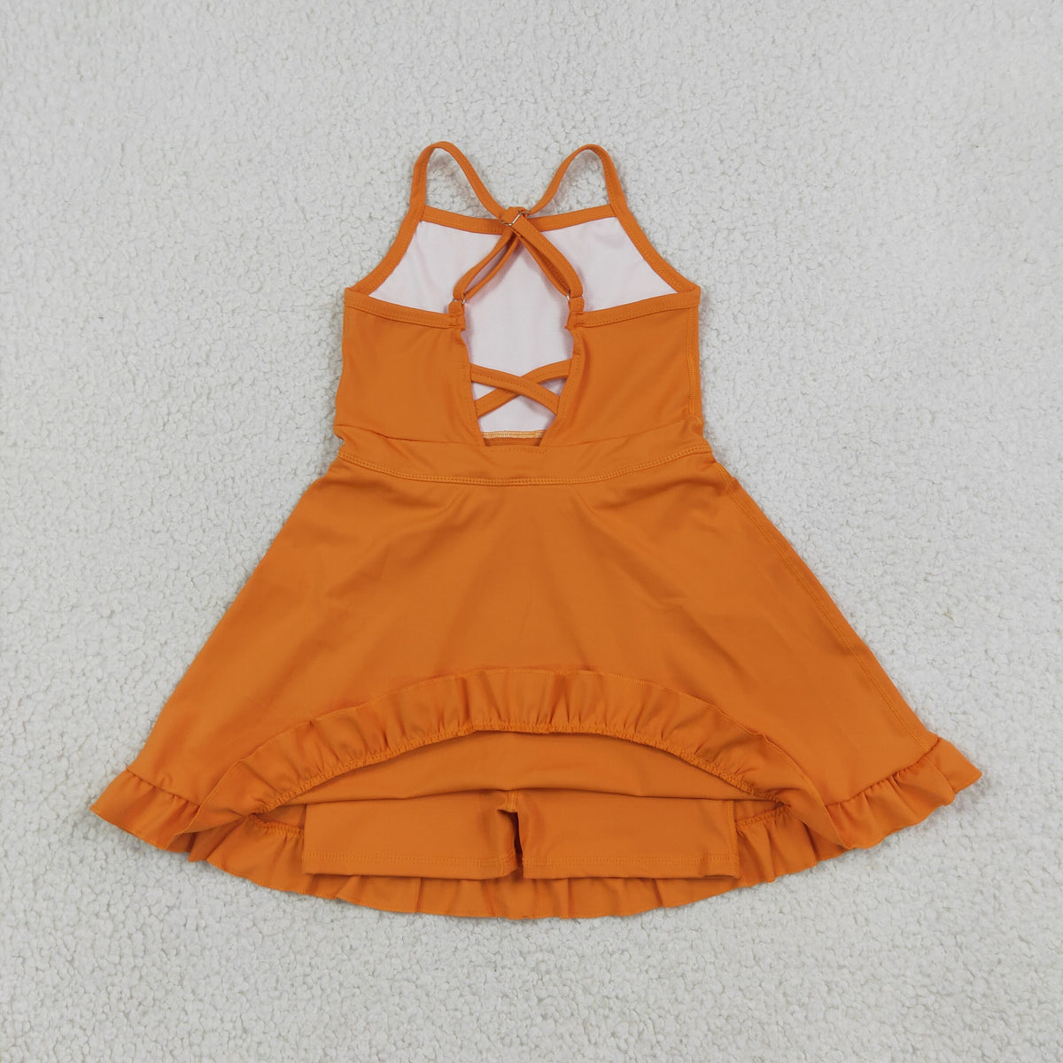 S0780 orange girls bathing tennis clothes