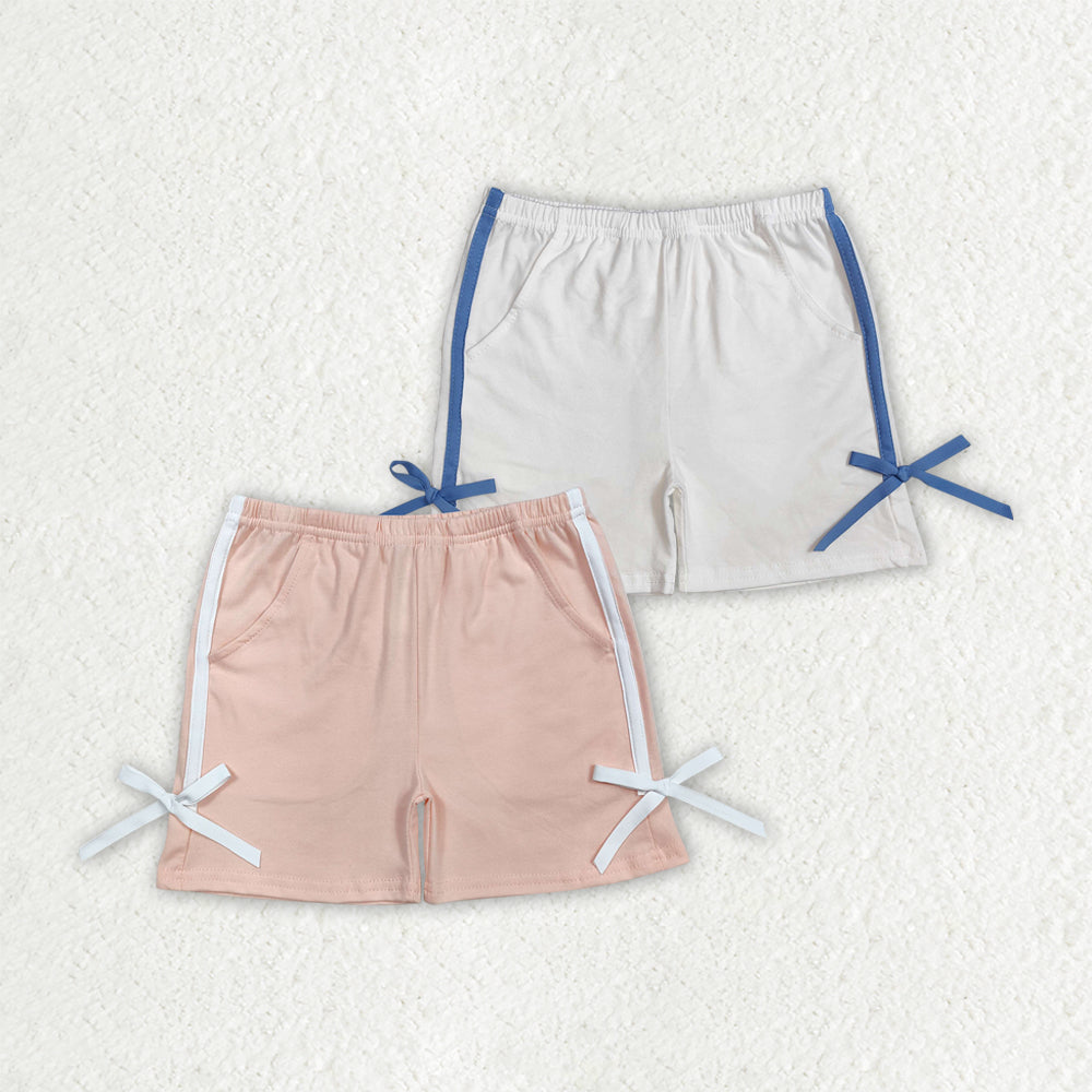 girls shorts with bows RTS sibling clothes