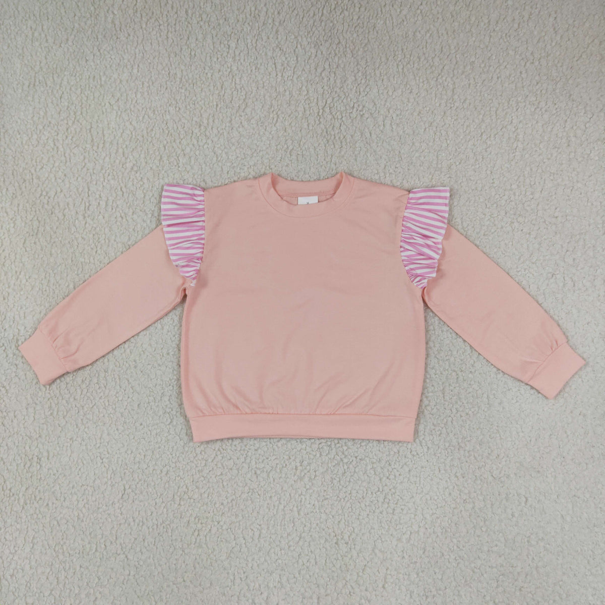 GT1849 Cotton Pink Long Sleeve Girls Top
