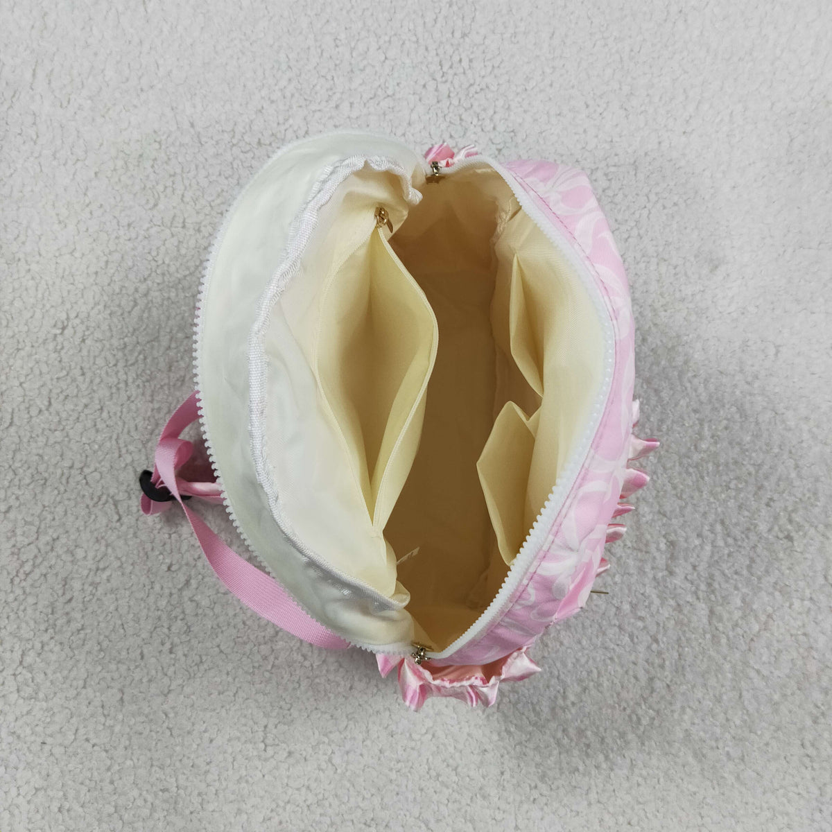 BA0459 Pink Bows Ruffles Bag