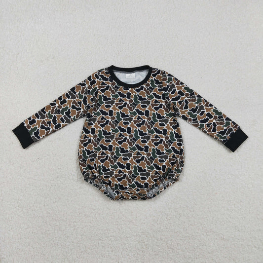 LR2809 hunting camo hoodie long sleeve boys romper