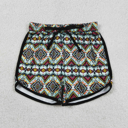 SS0452 Aztec Adult Women Shorts