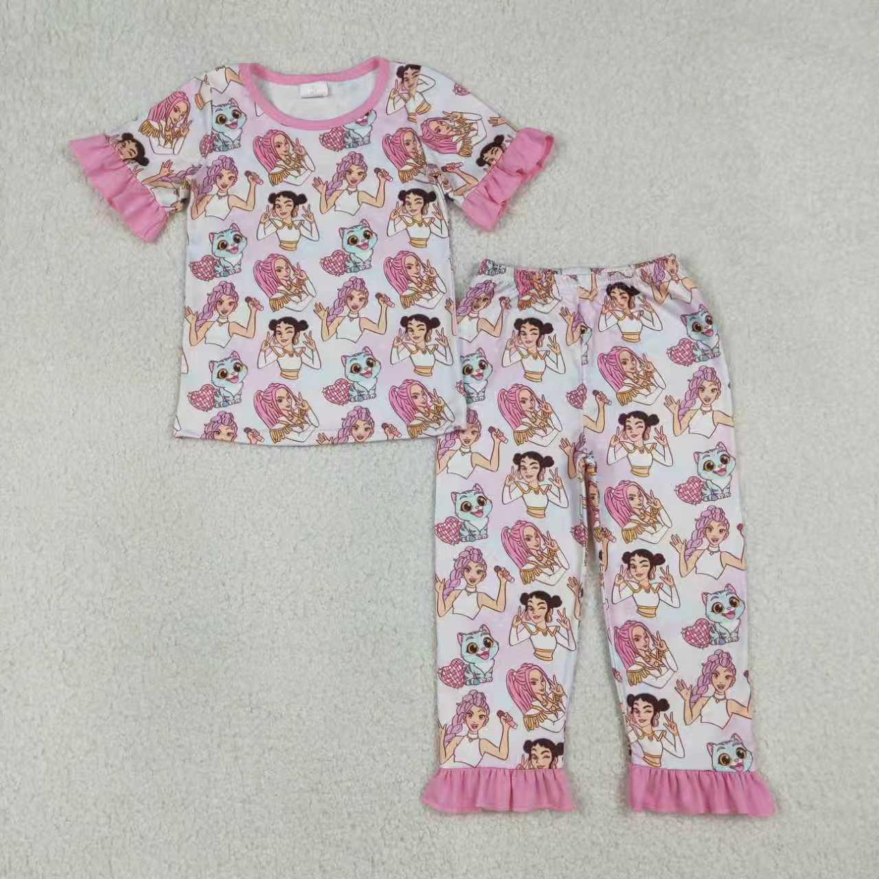 Hunter K Pink Set/Dress Sibling Clothes RTS