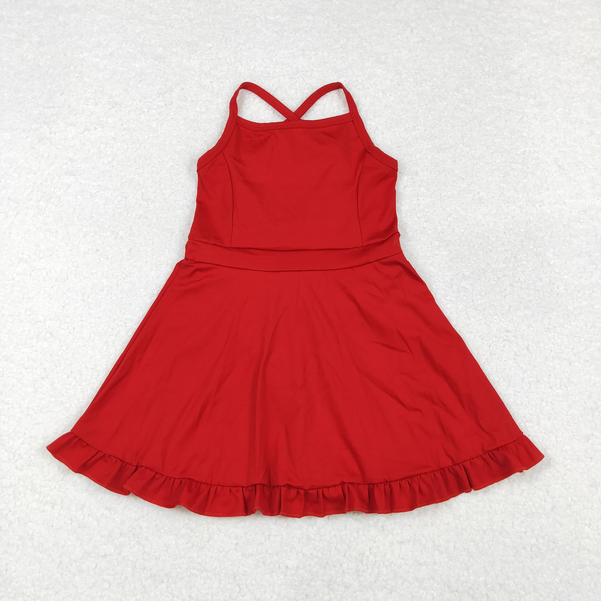 S0453 red blue girls tennis clothes