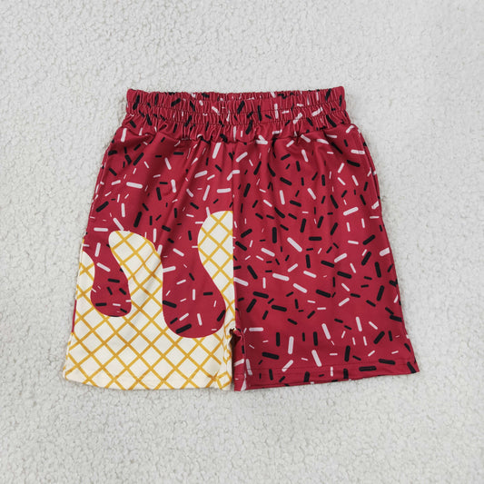 SS0638 ice maroon Summer boys shorts