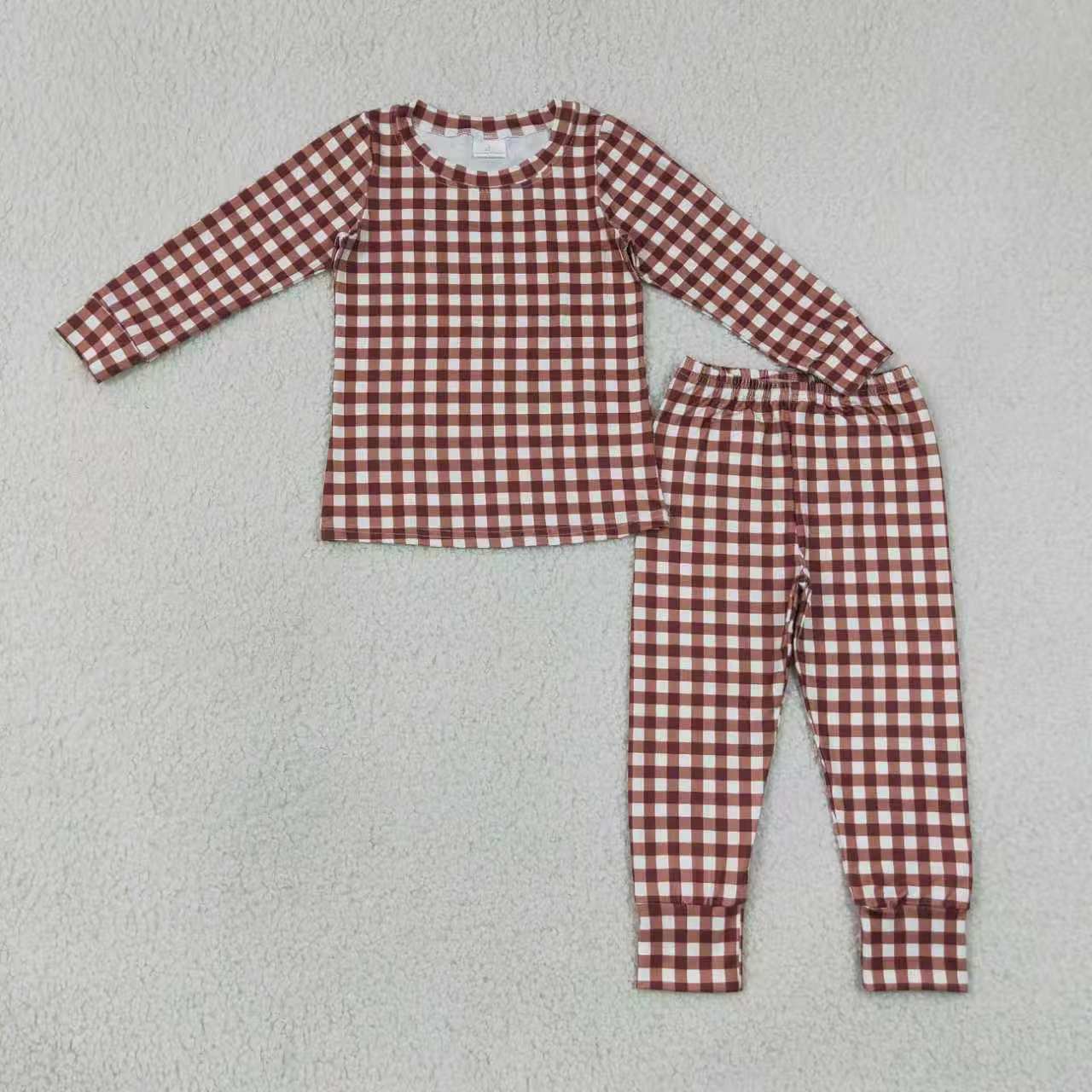Checkered Boys Set/Romper RTS Sibling Clothes