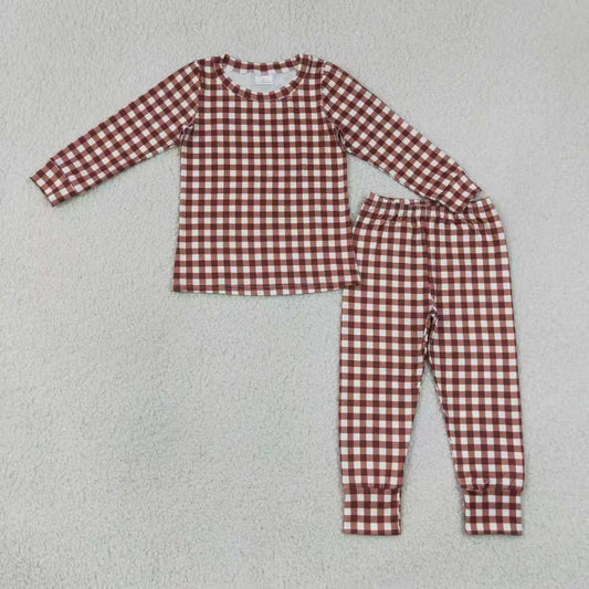 Checkered Boys Set/Romper RTS Sibling Clothes