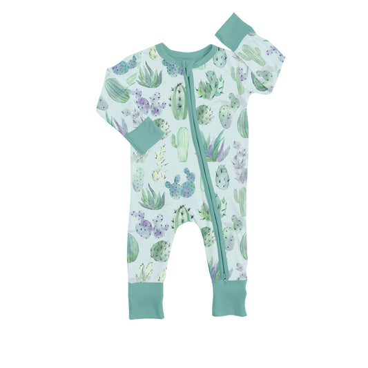 custom S 9.2  Cactus green kids romper