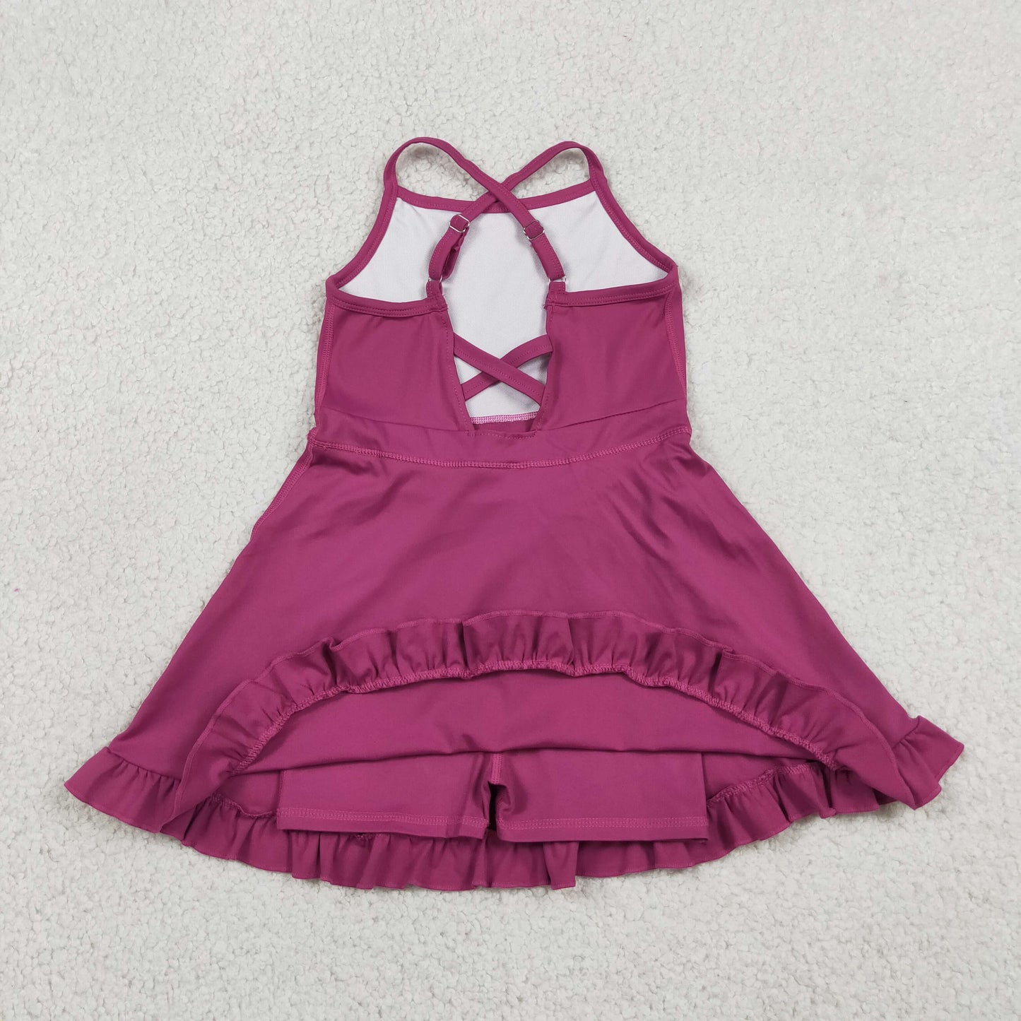 S0778 purple girls tennis clothes