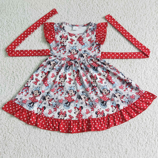 GSD0043 Cartoon Baby Girls Twirl Dress