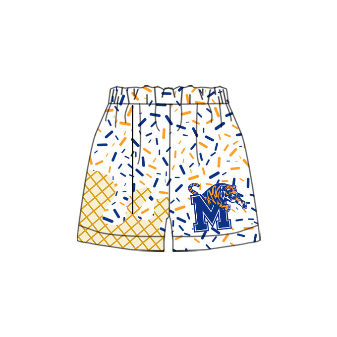Custom Moq 3 football team M boys shorts